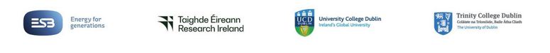 ESB, Research Ireland, UCD & TCD logos
