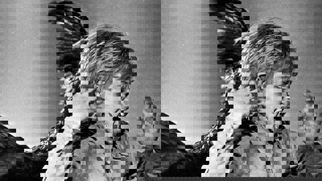 Still image from Alfred HItchcock's The Birds