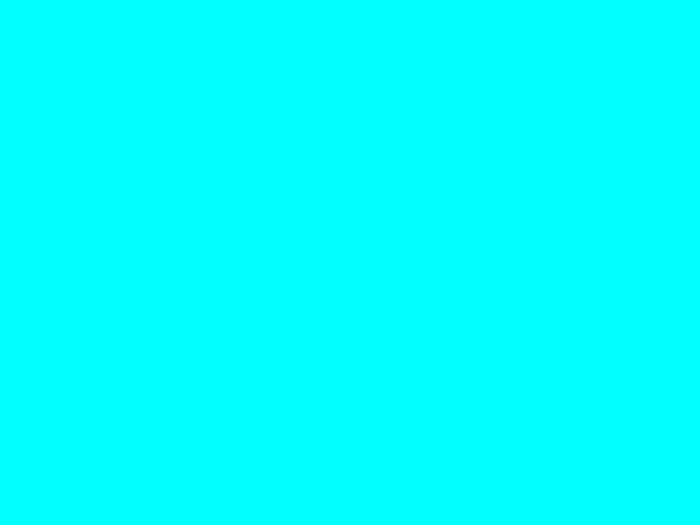 A sea of cyan
